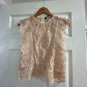 ZARA CROCHET TOP